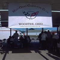 MOCC banner greeted 98 Corvette owners at the Wayne Co. Fairgrounds