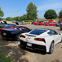 Mid-Ohio Corvette car show at Lehman's in Kidron