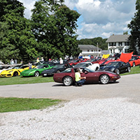 This year 167 Corvettes were parked at the Christian Children’s Home of Ohio