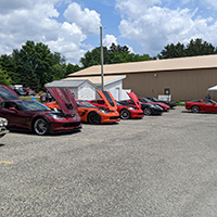 Mid-Ohio Corvette car show at Lehman's in Kidron